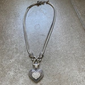 Heart necklace.
